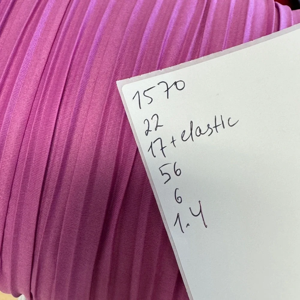 Endless Rose Magenta Pink Pleated Maxi A-line Dress V-Neck Sleeveless XL Brunch